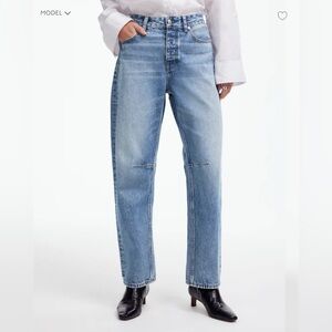 Madewell The Darted Barrel Leg Jeans